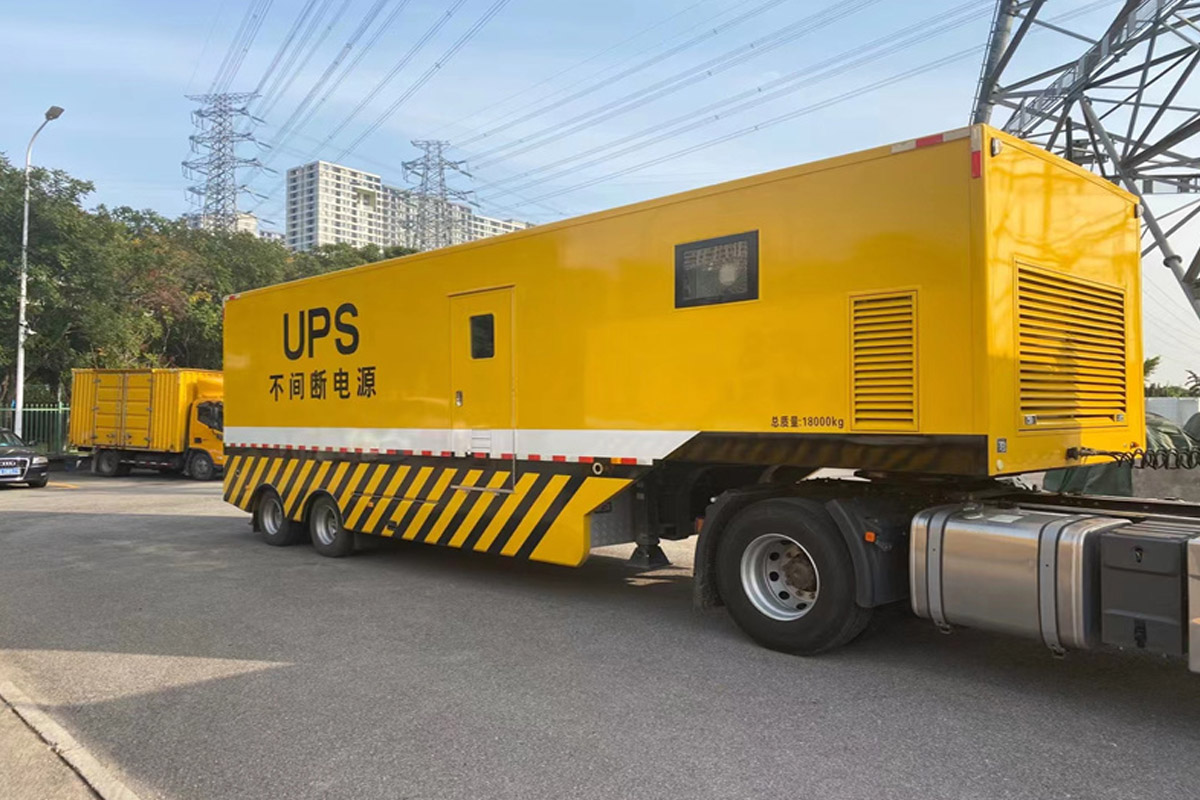 四川发电机租赁施工现场